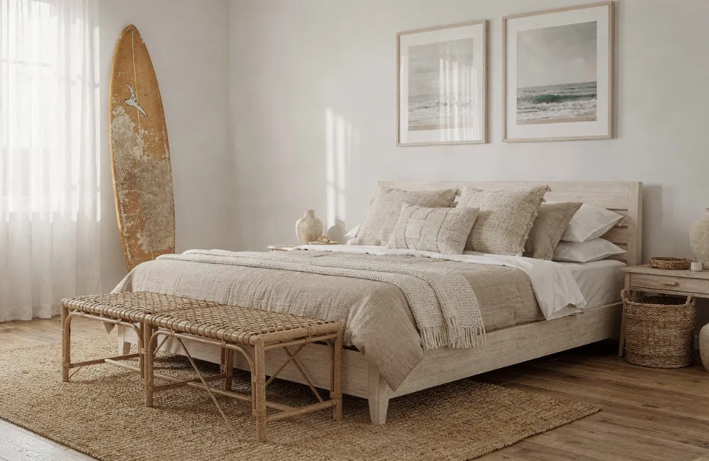 chambre adulte ambiance surf